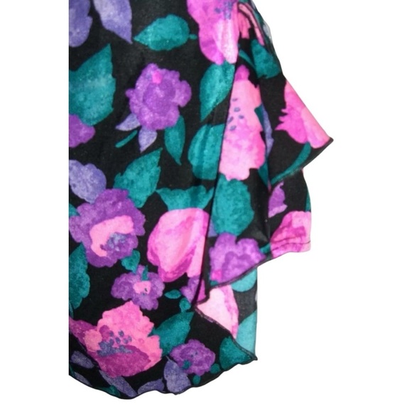 Maxine Of Hollywood Swimsuit Vintage 90s Floral One Piece Tankini Beach Swim 18 - Picture 7 of 12